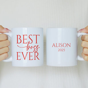 Bester Chef aller Zeiten Personalisierter Kaffeebe Kaffeetasse