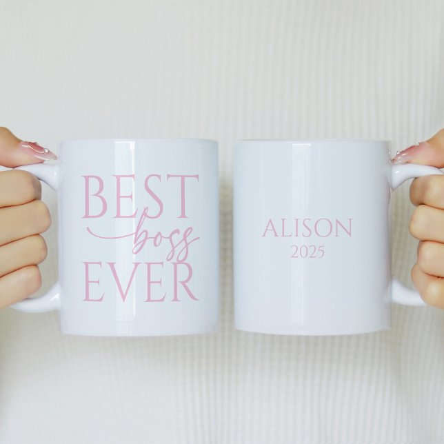 Bester Chef Aller Zeiten Personalisierter Kaffeebe Kaffeetasse (Von Creator hochgeladen)