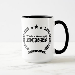 Bester Chef der Welt Vintage-Kaffeetasse Tasse