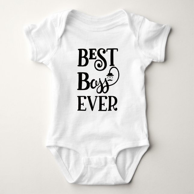Bester Chef ever  Baby Strampler (Vorderseite)