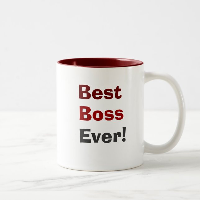 Bester Chef überhaupt! Zweifarbige Tasse (Rechts)
