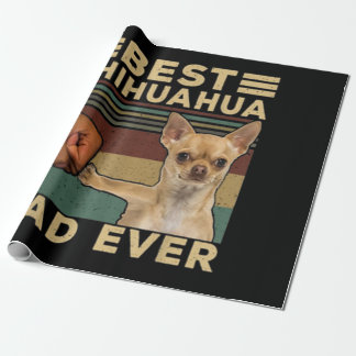 Bester Chihuahua-Vater je Geschenkpapier