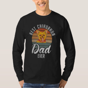 Bester Chihuahua Vater je Hunde Lieben Hundebesitz T-Shirt