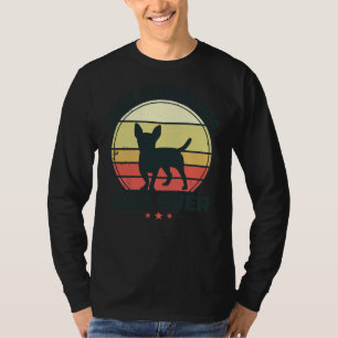 Bester Chihuahua Vater je Retro Chihuahua Welpe Hu T-Shirt