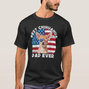 Bester Chihuahua-Vater Männer Braun Chiwawa Hund A T-Shirt