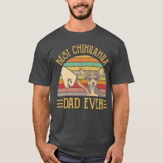 Bester Chihuahua-Vater überhaupt Retro Vintage Son T-Shirt