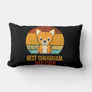 Bester Chihuahua-Vater überhaupt Vintage abgenutzt Lendenkissen