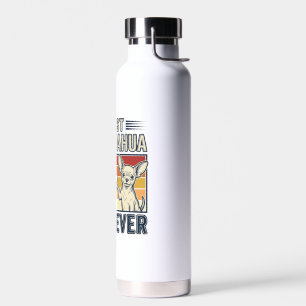 Bester Chihuahua-Vater überhaupt Vintage-Hund-Shir Trinkflasche