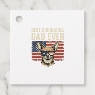 Bester Chihuahua-Vater überhaupt, vintage-patrioti Geschenkanhänger