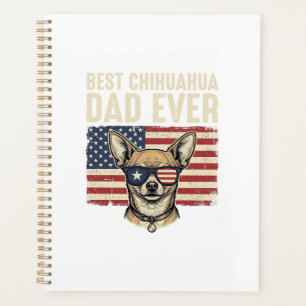 Bester Chihuahua-Vater überhaupt Vintage-patriotis Planer