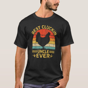 Bester Cluckender Onkel Aller Zeiten Vintage Huhn  T-Shirt
