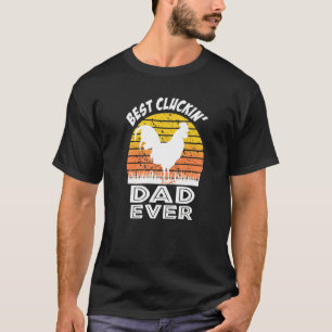 Bester Cluckin-Vater je Boys Farm Tier Hühnchen Ro T-Shirt