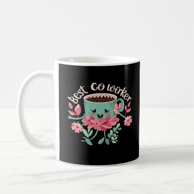 Bester Co-Worker, Kollege-Geschenk, Bestes Coworke Kaffeetasse (Links)