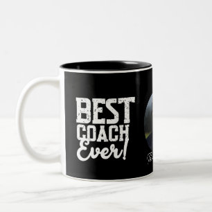 Bester Coach ever Zweifarbige Tasse