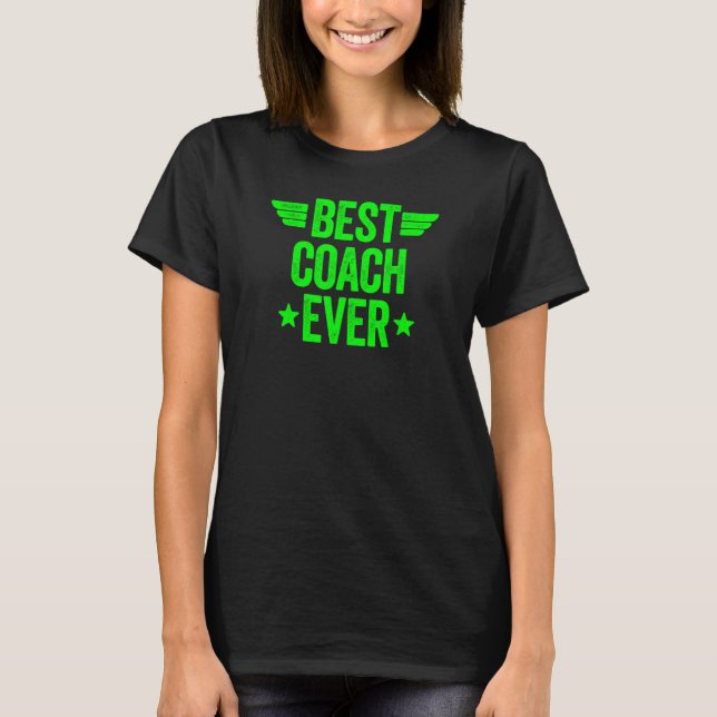 Bester Coach je 1 T-Shirt (Vorderseite)