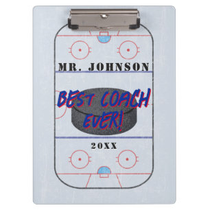 Bester Coach je Eishockey Klemmbrett