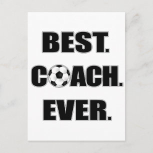Bester Coach je Postkarte