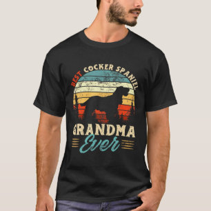 Bester Cocker Spaniel Oma Ever Dog T-Shirt