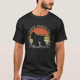 Bester Cocker Spaniel-Vater überhaupt Daddy-Gesche T-Shirt