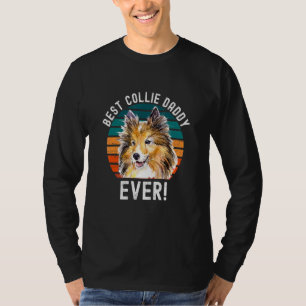 Bester Collie Daddy je Dog Hausbesitzer T-Shirt