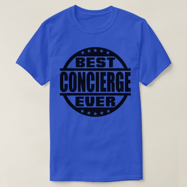 Bester Concierge je 1 T-Shirt (Design vorne)