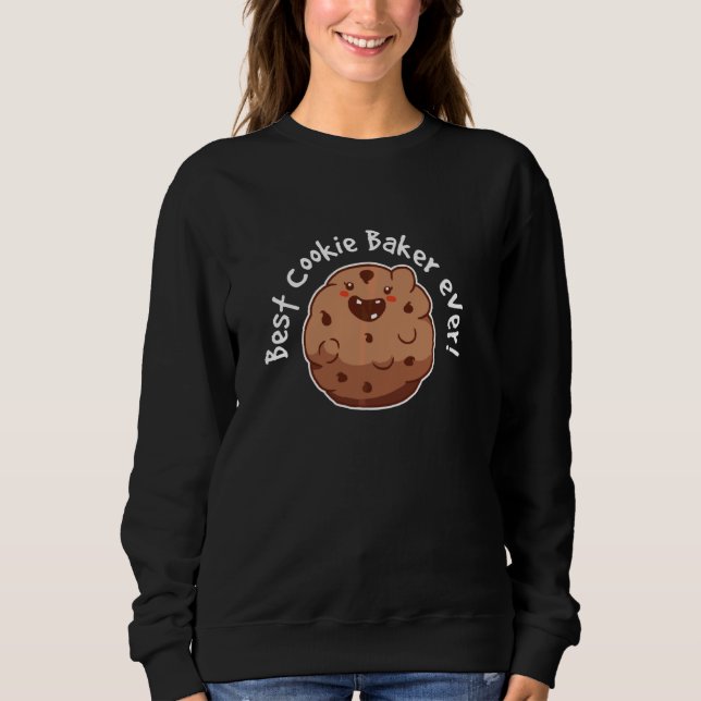 Bester Cookie Baker je Backkochtopf Sweatshirt (Vorderseite)