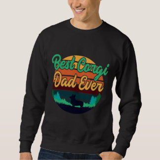 Bester Corgi-Vater Aller Zeiten Retro Vintage Vate Sweatshirt