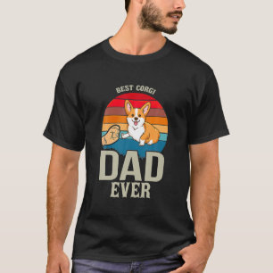 Bester Corgi-Vater Allerzeit Daddy-Geschenke Hunde T-Shirt