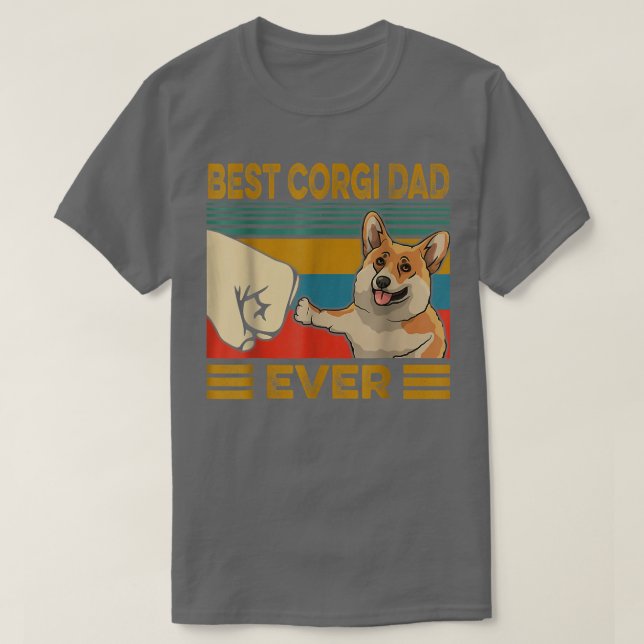 Bester Corgi Vater Eve T-Shirt (Design vorne)