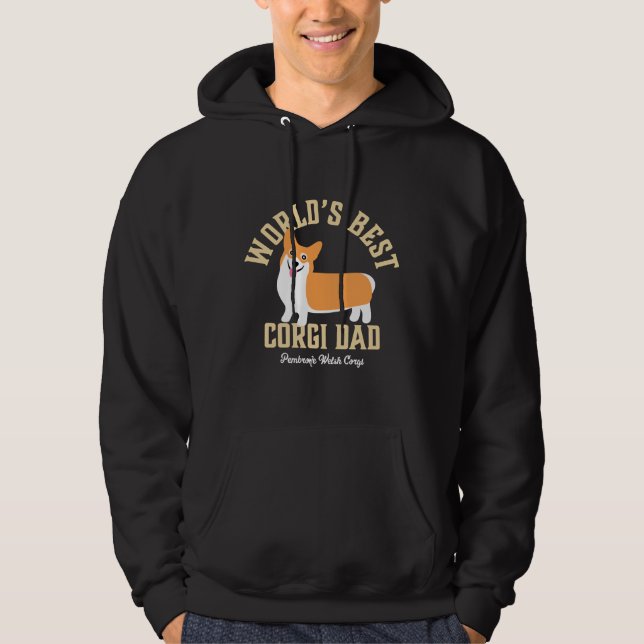 Bester Corgi-Vater Hoodie (Vorderseite)
