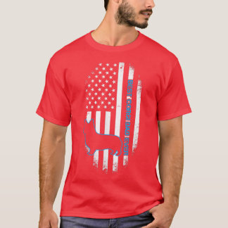 Bester Corgi-Vater je Corgi Dog Vater amerikanisch T-Shirt