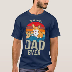 Bester Corgi Vater je Fathe's Day Geschenke Dog Lo T-Shirt