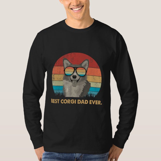 Bester Corgi-Vater je T-Shirt (Vorderseite)
