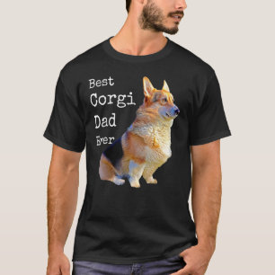 Bester Corgi Vater je T-Shirt Pembroke Welsh Corgi