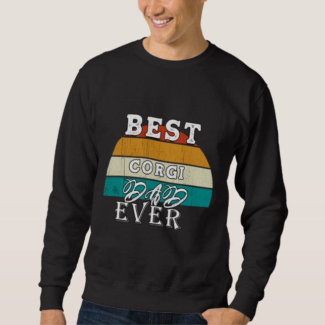 Bester Corgi-Vater je unverzichtbar Sweatshirt (Vorderseite)