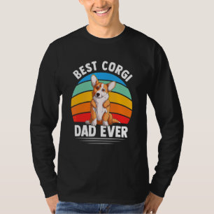 Bester Corgi-Vater je Vintager Hundebesitzer Tierv T-Shirt