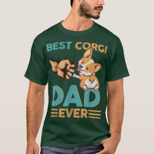 Bester Corgi-Vater überhaupt Retro Vintage T-Shirt