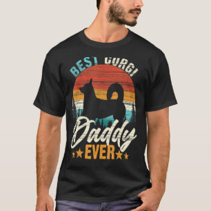 Bester Corgi-Vati Aller Zeiten Retro Vintage T-Shirt