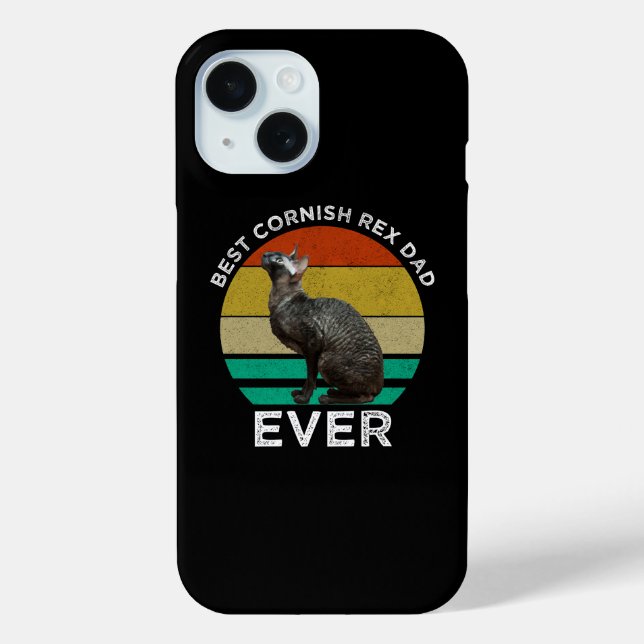 Bester Cornish Rex-Vater Aller Zeiten Case-Mate iPhone Hülle (Rückseite)