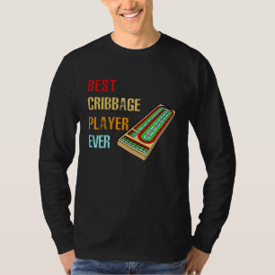 Bester Cribbage-Spieler Aller Zeiten Kartenspiel B T-Shirt