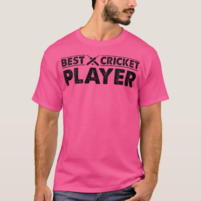 Bester Cricket-Player-Cricketspieler T-Shirt (Vorderseite)