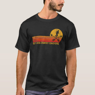 Bester Cross Country Coach je mit Coach Retro T-Shirt