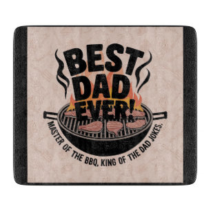 Bester Dad Ever BBQ-Design – König des Grills  Schneidebrett