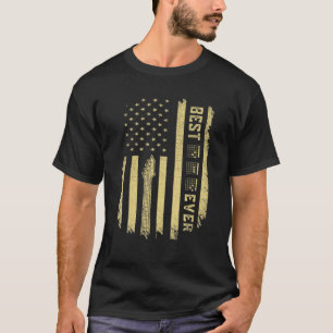 Bester Dad Ever USA-Flagge Herren T-Shirt Gitarris