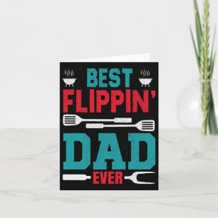 Bester Dad Ever zum Vatertag Bbq Grill Dad B Karte