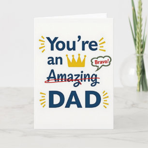 Bester Dad King Karte