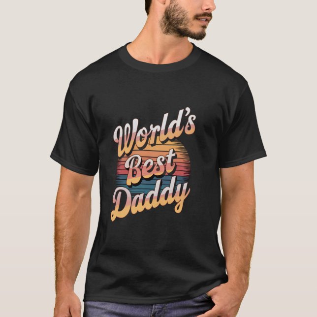 Bester Daddy der Welt T-Shirt (Vorderseite)