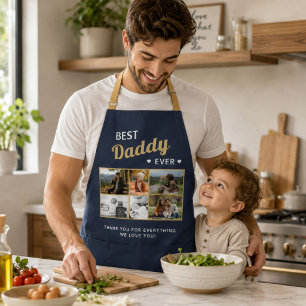 Bester Daddy Ever Familie Vatertag 6 Fotos  Schürze