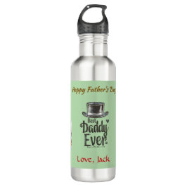 Bester Daddy Ever - Kundenspezifisches Geschenk fü Edelstahlflasche