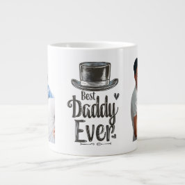 Bester Daddy Ever - Kundenspezifisches Geschenk fü Jumbo-Tasse